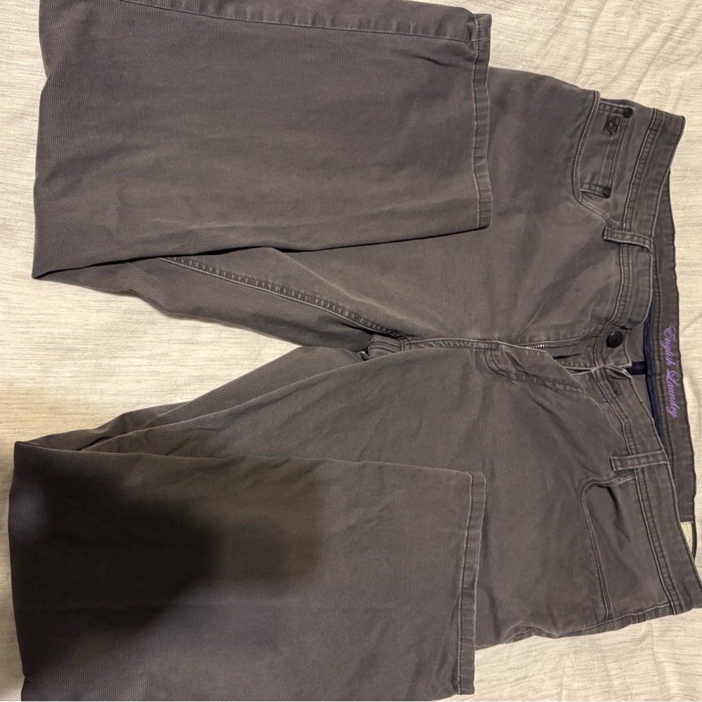 English laundry Gray Trousers